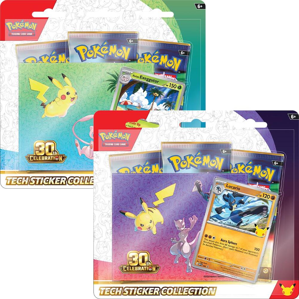 30th Celebration Tech Sticker Collection [Lucario/Alolan Exeggutor]