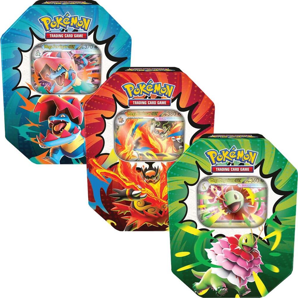 Ascended Heroes Tin (Feraligatr, Meganium, or Emboar)