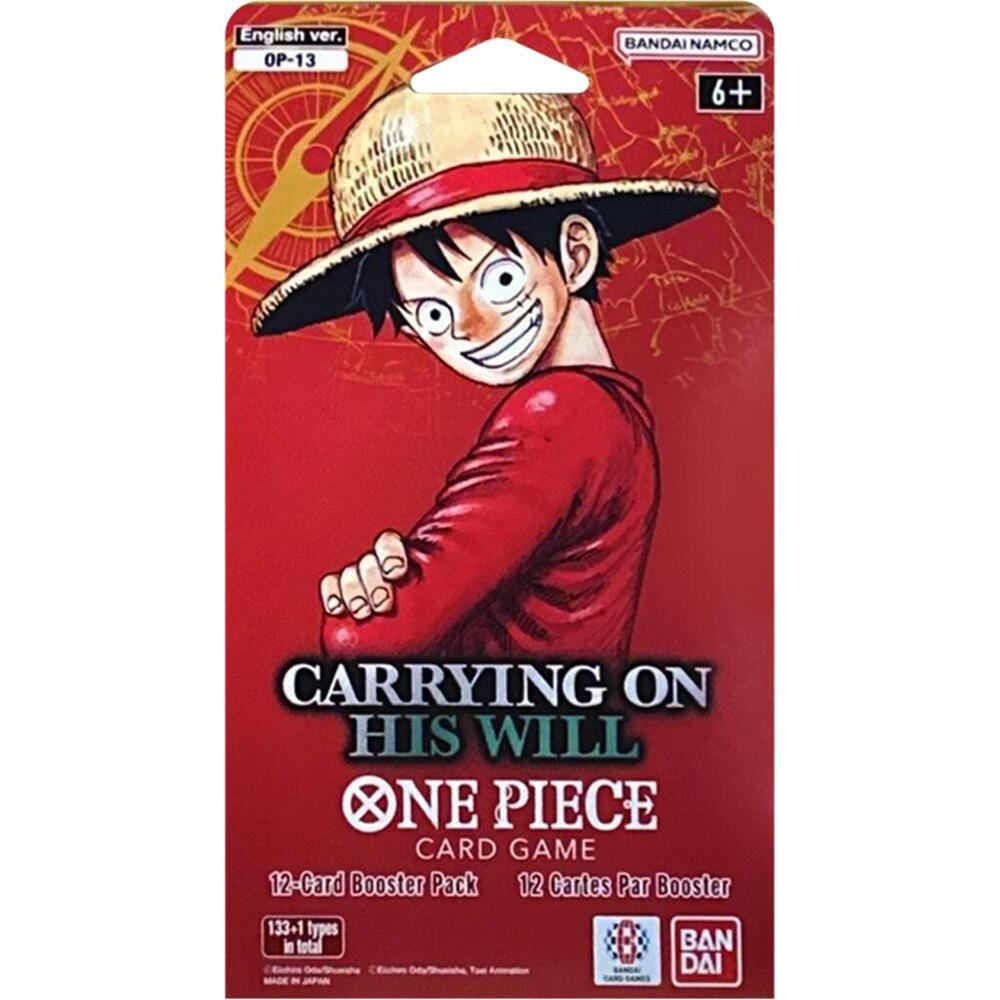 One Piece OP-13 - Carrying On His Will Sleeved Booster Pack