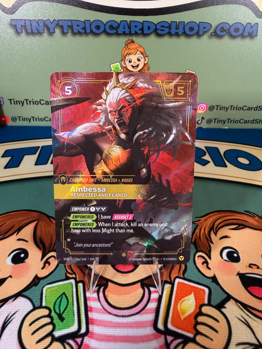 Riftbound - Ambessa Respected and Feared 136a/166 (Alt Art)