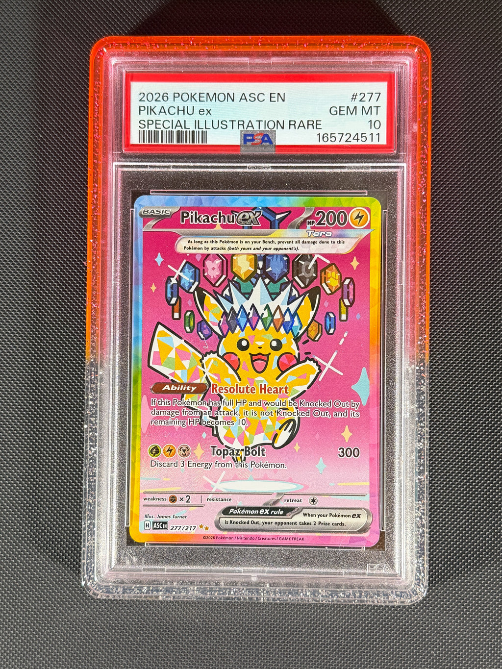 Pikachu ex 277/217 PSA 10