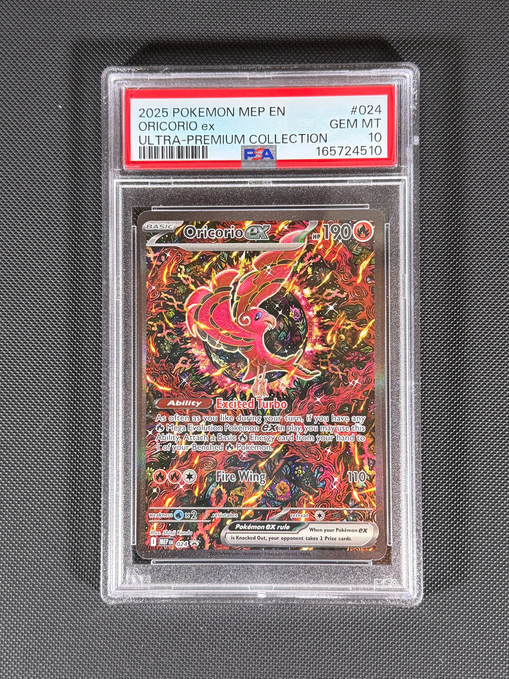 Oricorio ex #024 PSA 10 [2]