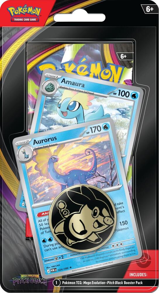 Pitch Black Premium Checklane Blister [Amaura, Aurorus]
